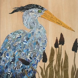 The Heron - giclee reproduction 10x8