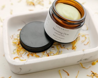 Organic Tallow Moisturizer | Argan + Camellia Seed | Neroli + Tea Tree | Herbal Skincare | Lightweight + Balancing for Oily + Sensitive Skin