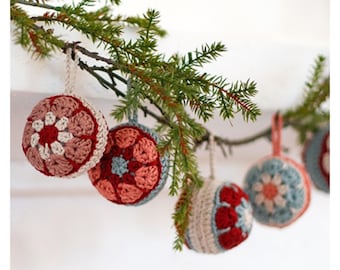 Crochet Christmas Baubles Pattern: Ornaments (PDF Pattern)