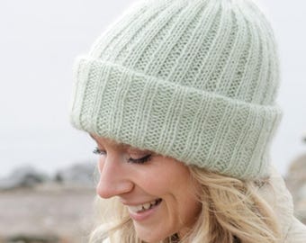 Einfaches Häkelanleitung für gerippte Mützen | Minimal Design (PDF-Schnittmuster)