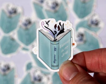Fantasy Book Vinyl Sticker - Bookish Gift
