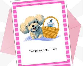Funny Precious Love Parody Card, Silence of the Lambs, A2 Size