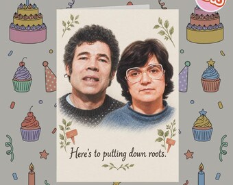 2345 - Tarjeta de Casa Nueva, Tarjeta de Nuevo Hogar para Parejas, Tarjeta de Retrato Realista, Tarjeta de Fundación Able, Tarjeta de Nuevo Comienzo, Tarjeta de Inauguración de Casa