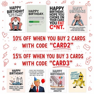 0792 Funny Anniversary Card for Husband or Wife, Book Cover Anniversary Card, Marriage Humour Card, Love Patience Selective Hearing image 2