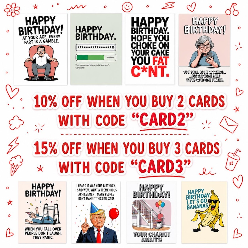 0792 Funny Anniversary Card for Husband or Wife, Book Cover Anniversary Card, Marriage Humour Card, Love Patience Selective Hearing image 2