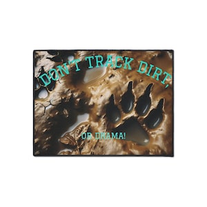 Funny Door Mat, Heavy Duty Rug, Humorous Welcome Mat, Novelty Floor Mat, Sarcastic Entryway Decor