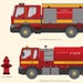 Toddlers Room Decor Fire Truck Print Kids Chart Print Fire - Etsy