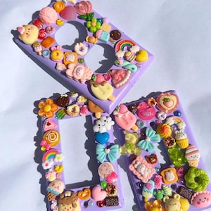 Kawaii Decoden Light Switch Cover — Lavender Pastel Plate