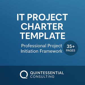 Professional IT Project Charter Template - Complete Framework PDF and WORD