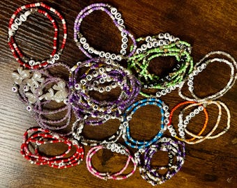 BTS themed bracelets