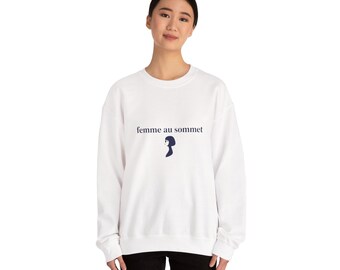 Manifest Luck Sweatshirt 2026 | femme au sommet | Woman on Top