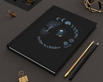 Matte Hardcover Journal | Inspirational Writing Notebook, Thinker's Diary