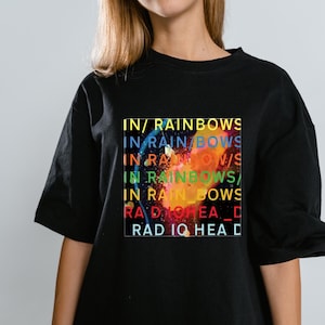 Radiohead Shirt in Rainbows - Etsy