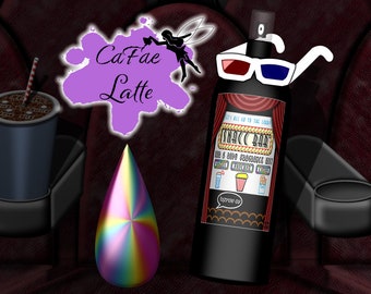 Snacc Bar™ Body Spray - CaFae Latte Unicorn Blood Fairy Fantasy Fragrance Gift, Vegan Alcohol Free Perfume for Hair & Body with Aloe