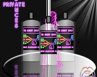 The Right Spot™ Edible Massage Oil - Gift Set of 3 Flavored Vegan Body Oils, Water Based Sensual Massage with Aloe