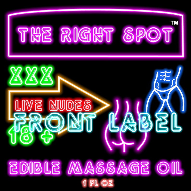 The Right Spot™ Edible Massage Oil Butterbeer Custom Flavored Massage Oil, Vegan Water Based Sensual Body Oil with Aloe image 3