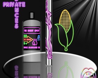 The Right Spot™ Edible Massage Oil - It's Corn! on the Cob Custom Flavored Vegan Water Based Sensual Body Oil with Aloe