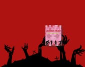 Zombie Night Halloween Party Flyer Template: Editable Canva Poster (Digital Download)