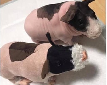 Benutzerdefinierte Skinny Pig Hairless Meerschweinchen Kuscheltier Haustier Replica