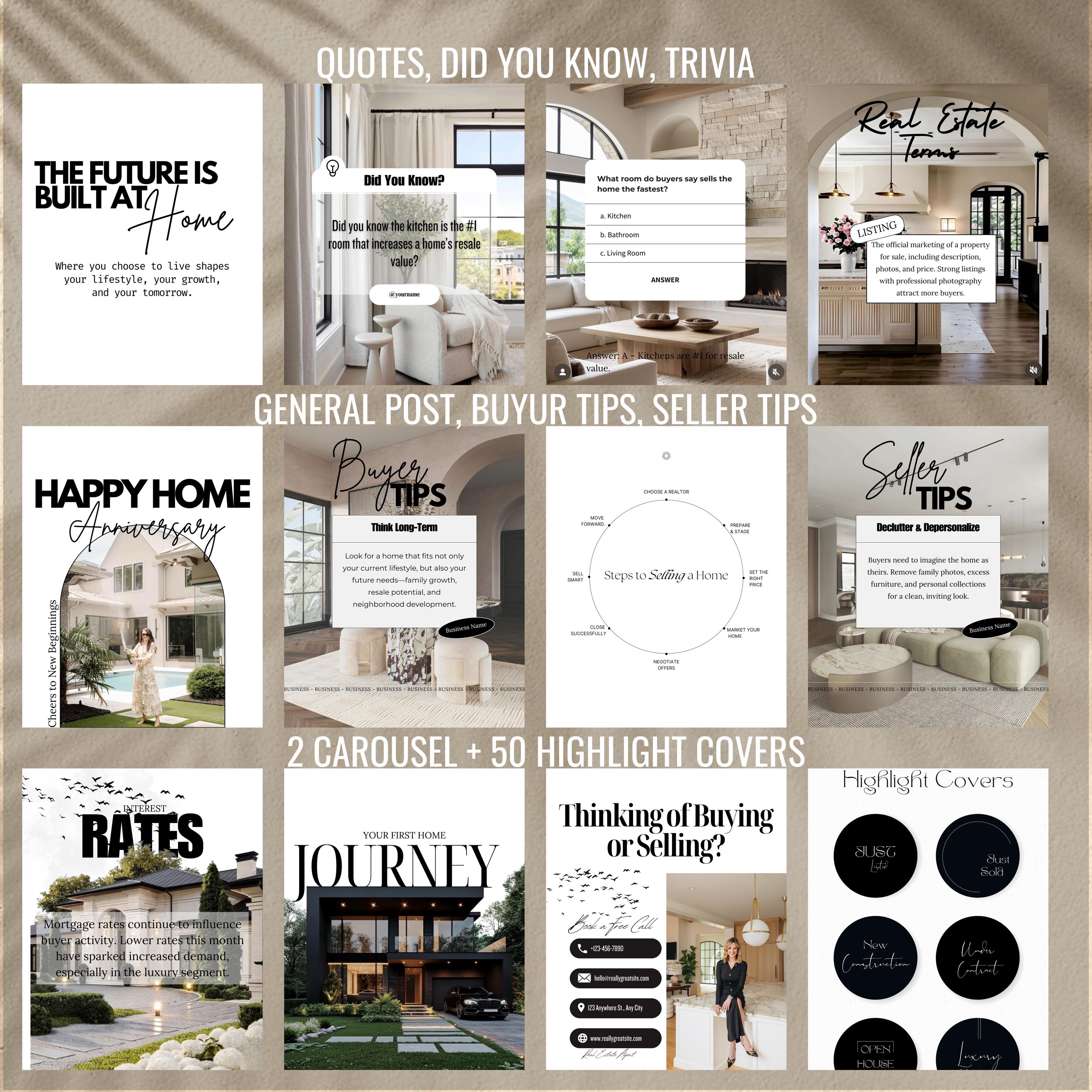 600+ Real Estate Marketing Templates Bundle Real Estate Social Media