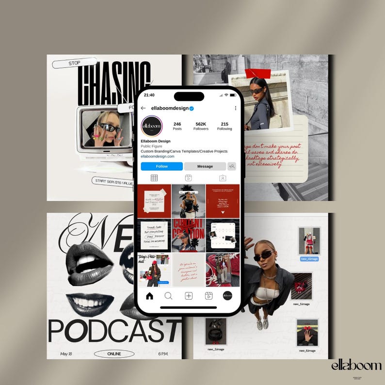 social media manager instagram, content creator template, ios core, scrapbook instagram,y2k image 2