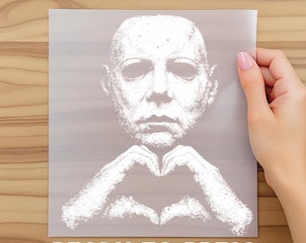 90s Horror Movie Dtf, Michael Heart Hands Dtf, Funny Halloween Dtf, Horror Character Gifts, Scary Movie, Dtf Transfer Gifts, Ready to Press
