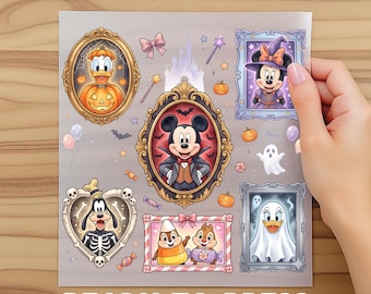 Disney Magic Kingdom Halloween 2026 DTF, Disney Magic Kingdom Shirt, Spooky Disney Castle Transfer, Mickey and Friends Dtf, Disney Trip DTF