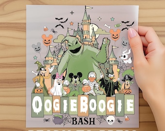 Oogie Boogie Bash DTF, Halloween Disney DTF, Nightmare Before Christmas DTF Transfer, Halloween 2026 Dtf Gifts, Ready to Press Shirt Design