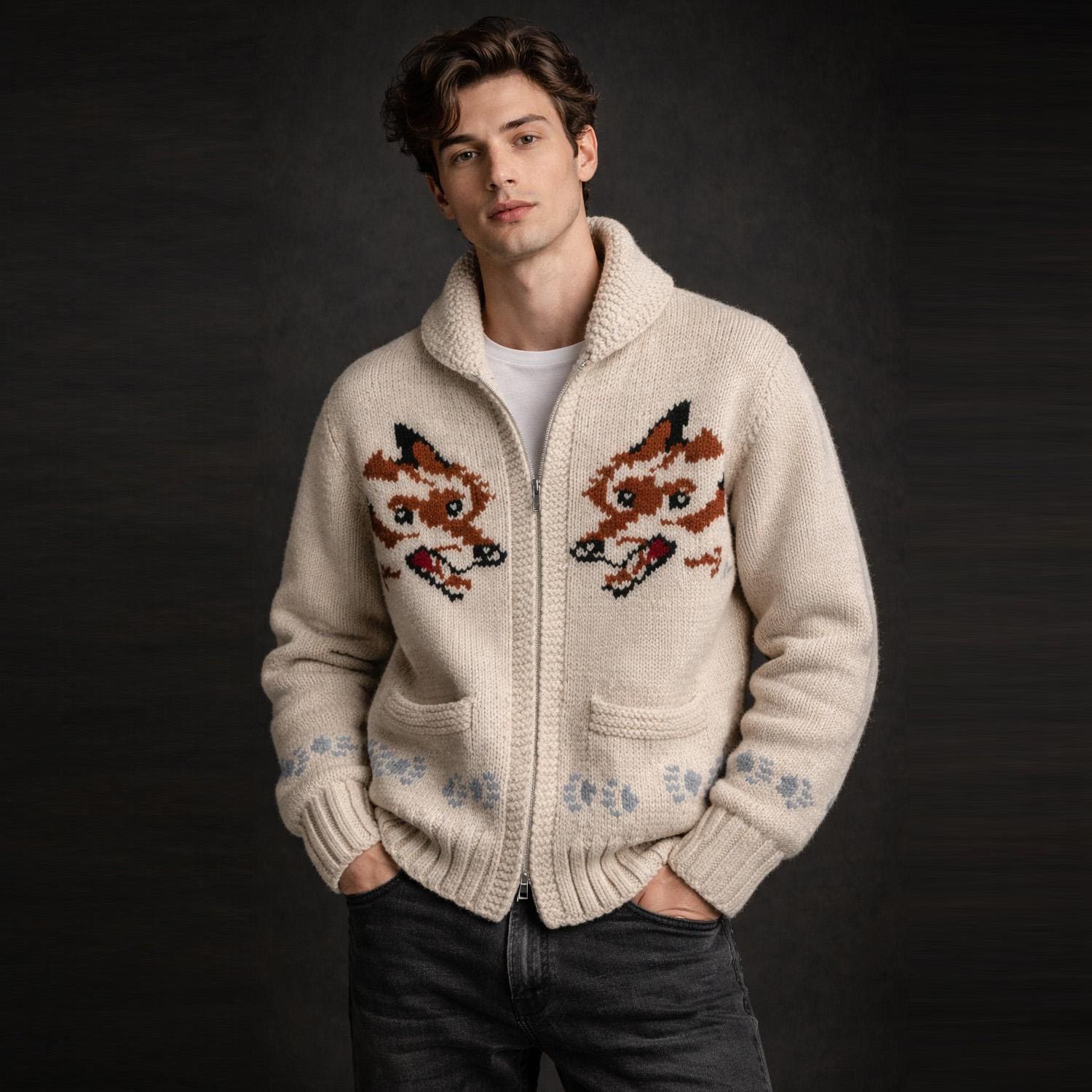 Handmade Hail Mary Fox Cardigan – Ryland Grace Inspired Cozy