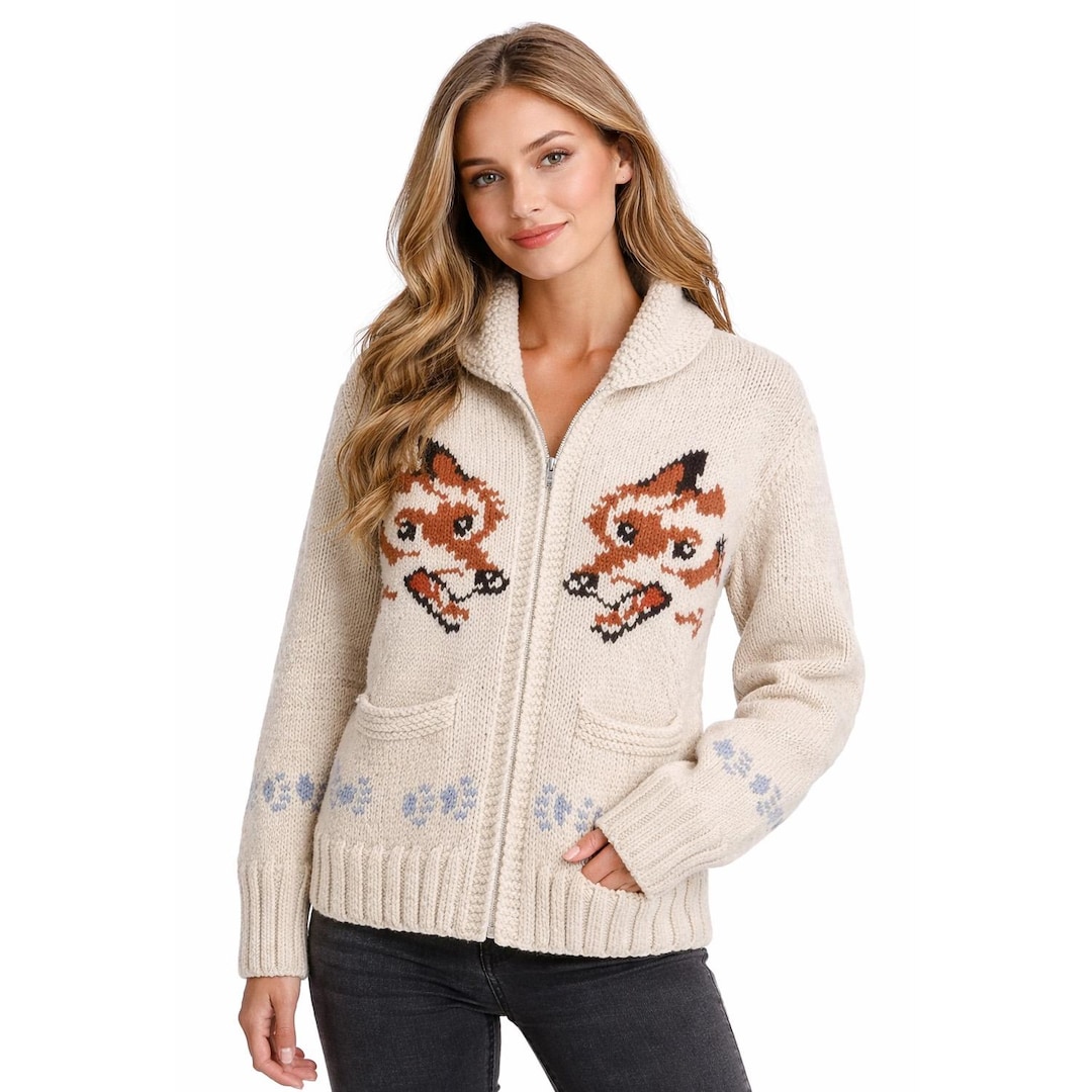 Handmade Hail Mary Fox Cardigan – Ryland Grace Inspired Cozy