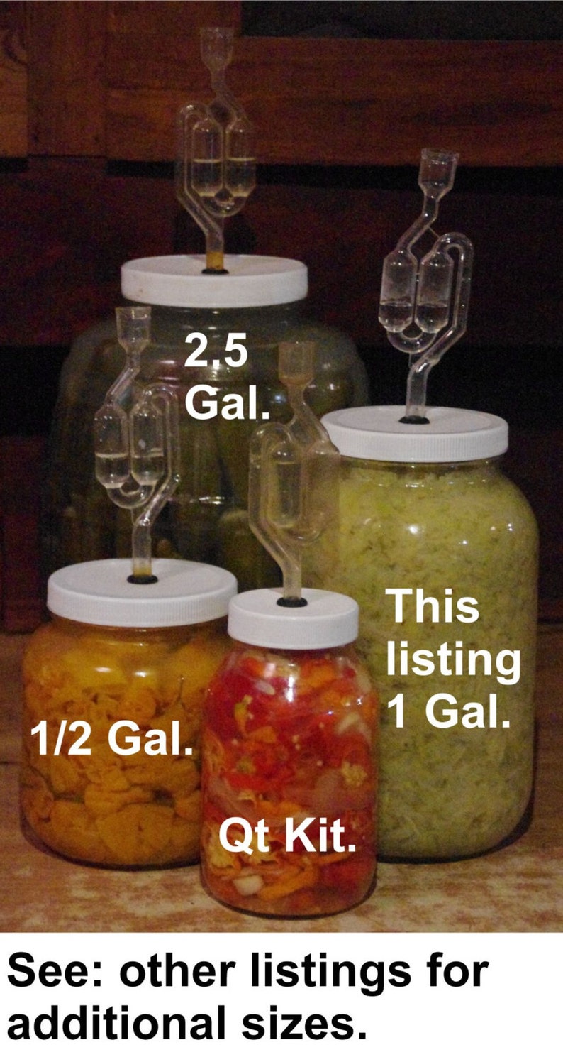 The Pickle Meister Glass Fermentation / Sauerkraut Jar 1gal image 3