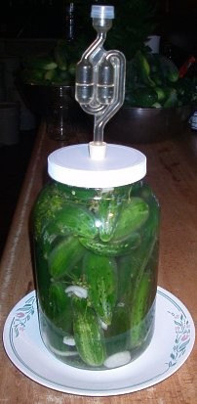 The Pickle Meister Glass Fermentation / Sauerkraut Jar 1gal image 1