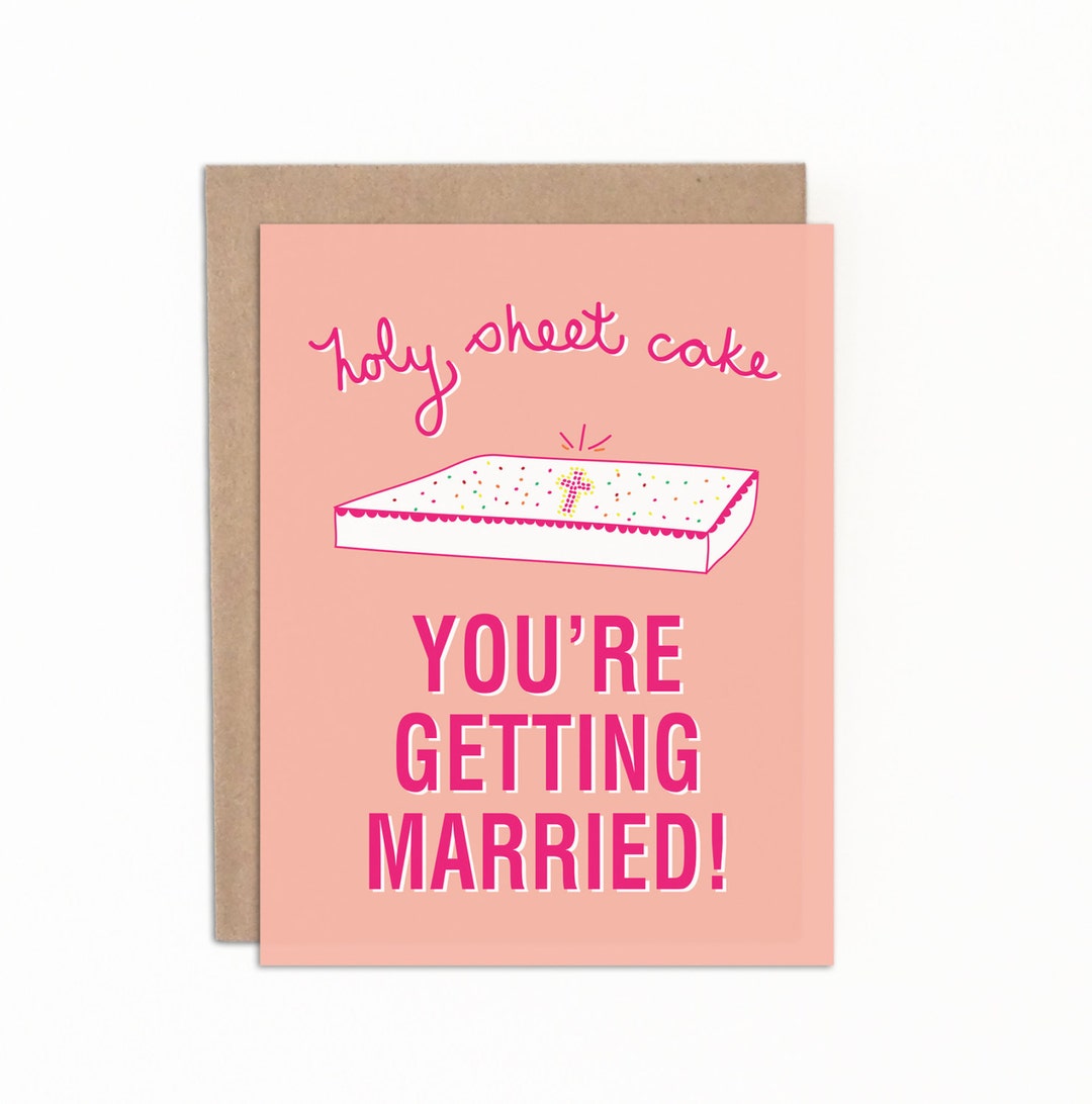 Engagement Card Funny Wedding Card Funny Greeting Card Etsy