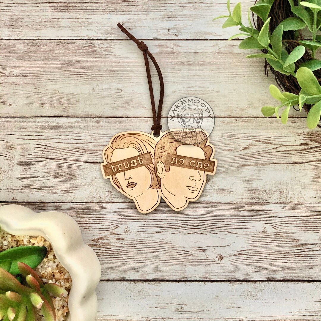 Xfiles Trust No One ORNAMENT Christmas Ornament Xfiles Ornament