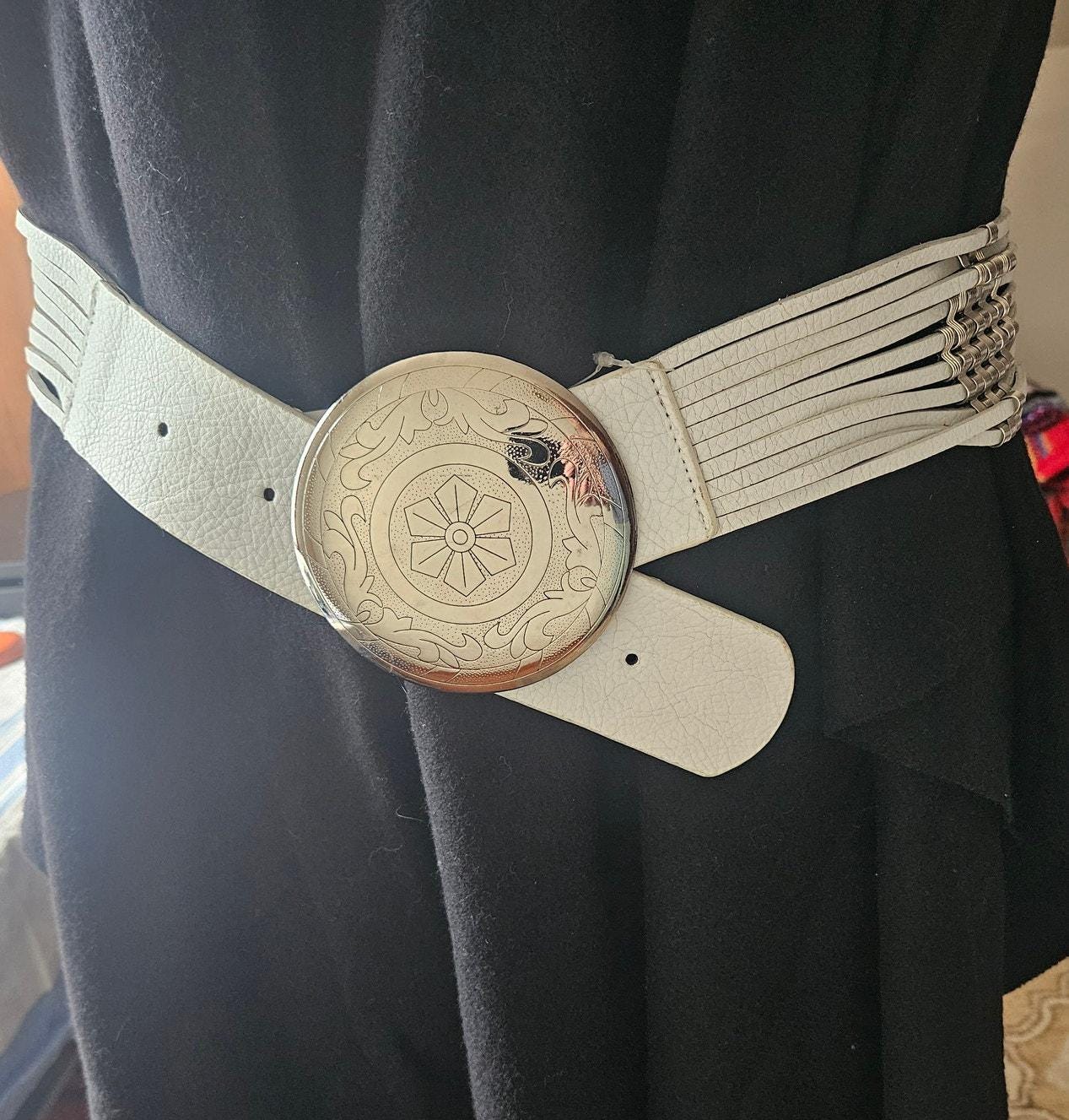 Chico\'s Silver Concho Style Adjustable Belt 30F00706-07FD-4020-84AD-  main image 2