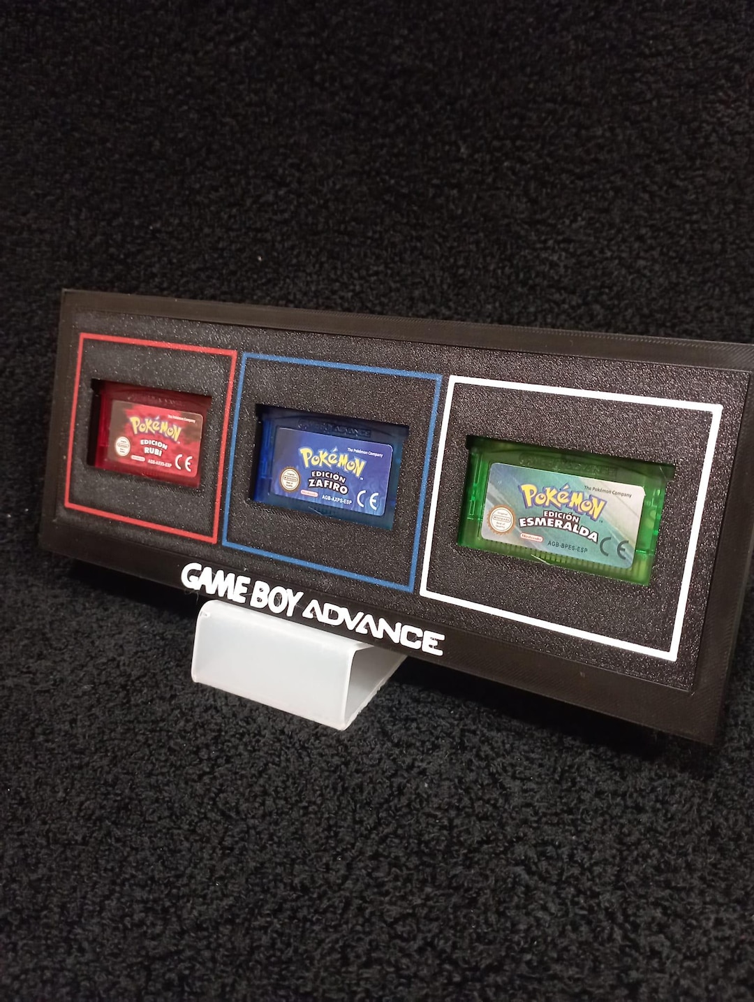 Pokémon GBA Display Stand – Ruby, Sapphire & Emerald – 3D-geprinte Game ...