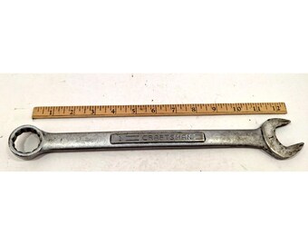 Craftsman 1" 12 Point And Open End Combination Wrench  VV- 44705 Forged In USA