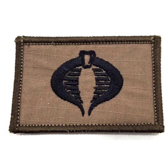 GI Joe Cobra Miltacusa Tactical Hook and Loop Fastener Embroidered