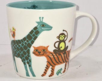 Kubek Starbucks 8 uncji ze zwierzętami dla dzieci Zoo Safari 2008