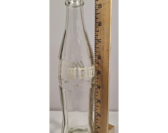 Vintage 1970's Taiwan Clear Coca Cola Bottle