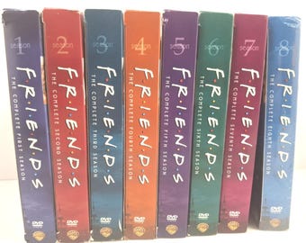 Używane pierwsze 8 pełnych sezonów serialu „Przyjaciele” na DVD