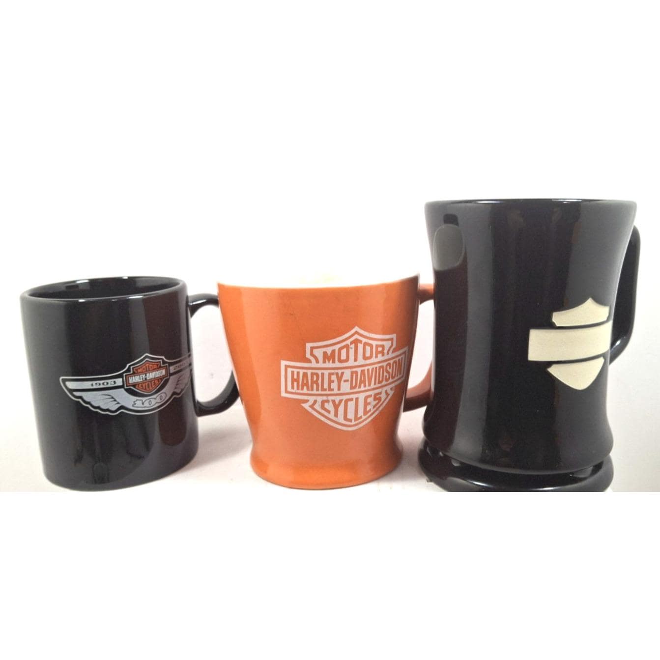 Vintage Lot of 3 Harley Davidson Coffee Mugs - Etsy