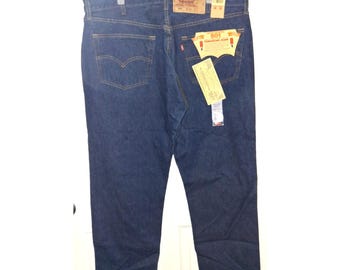 NOS 1993 Levis 501 Button Fly Jeans Size 40 x 32   Washed & Preshrunk