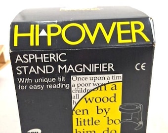 Lupa stojąca asferyczna Vintage NIB Hi-Power 4x