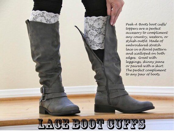lace boot toppers