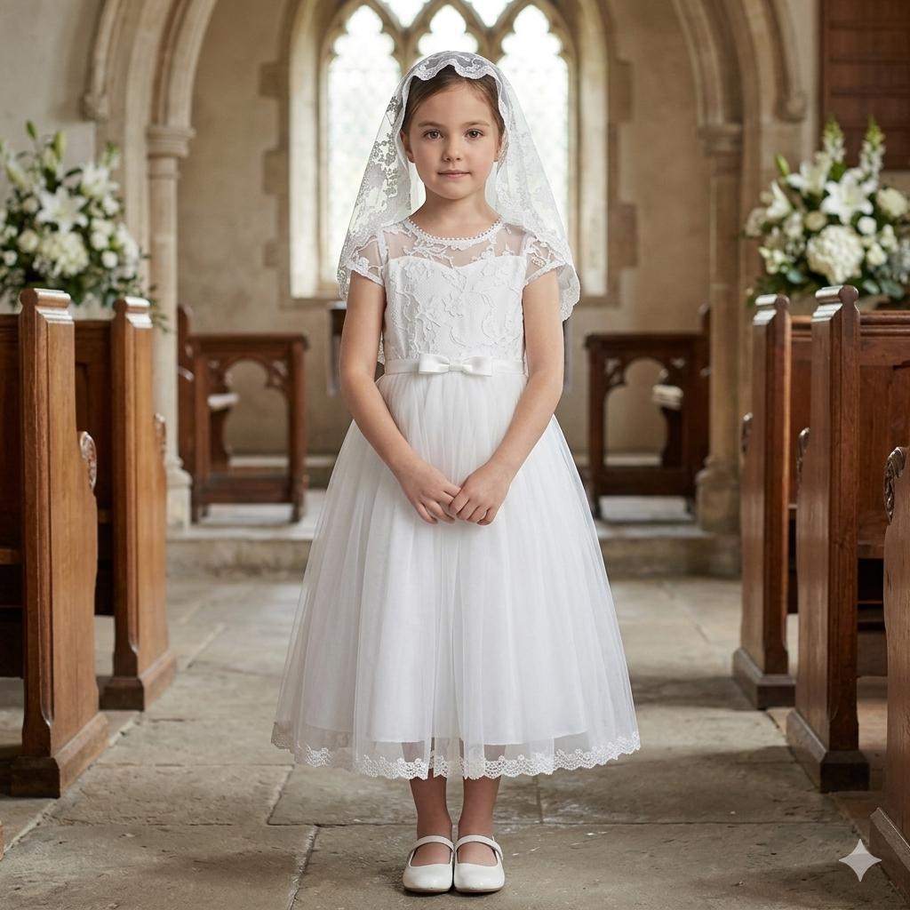 Vintage First Communion Dress - Etsy
