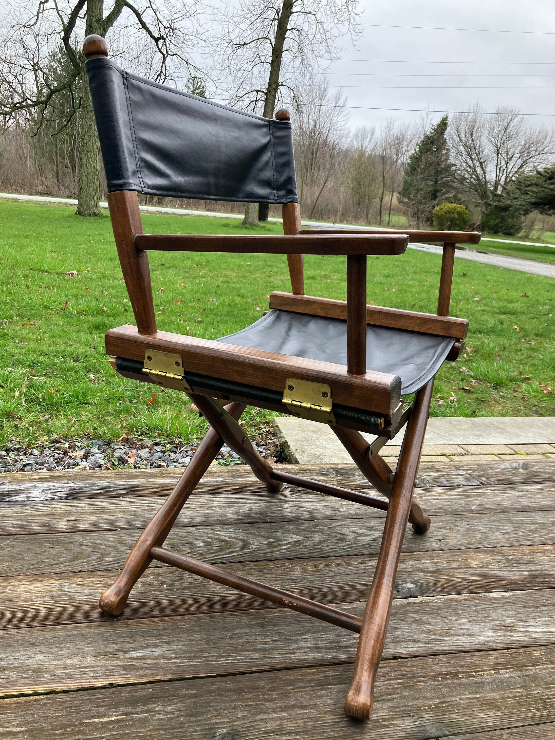 Rare Find MCM Gold Medal Furniture Company Wooden Chair Folding