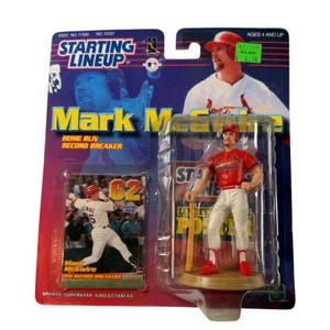 Mark McGwire Starting Lineup Home Run Record Breaker Cardinals Figure Sealed