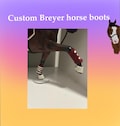 Breyer | custom | model horse | boots | tack set | scale 1:9 | Breyer horse tack | Breyer horse accessories | Breyer tack sets |Breyer boots