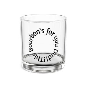 Personalized Bourbon Rocks Glass | Unique Gift for Dad | Whiskey Glass | Custom Barware | Father&#39;s Day | Home Decor